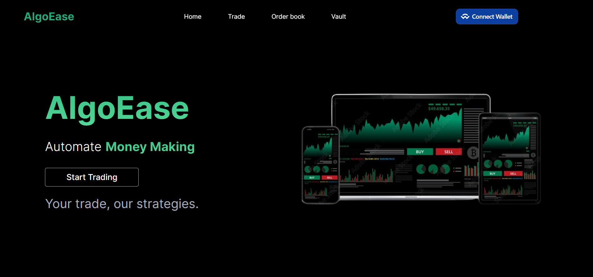 Algoease website preview image